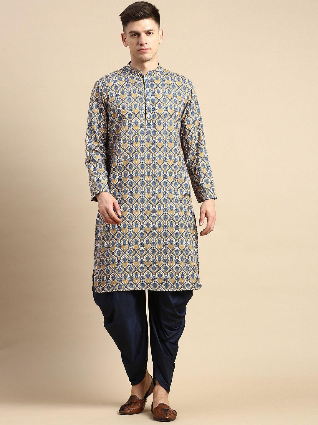 anouk ethnic motifs printed straight kurta