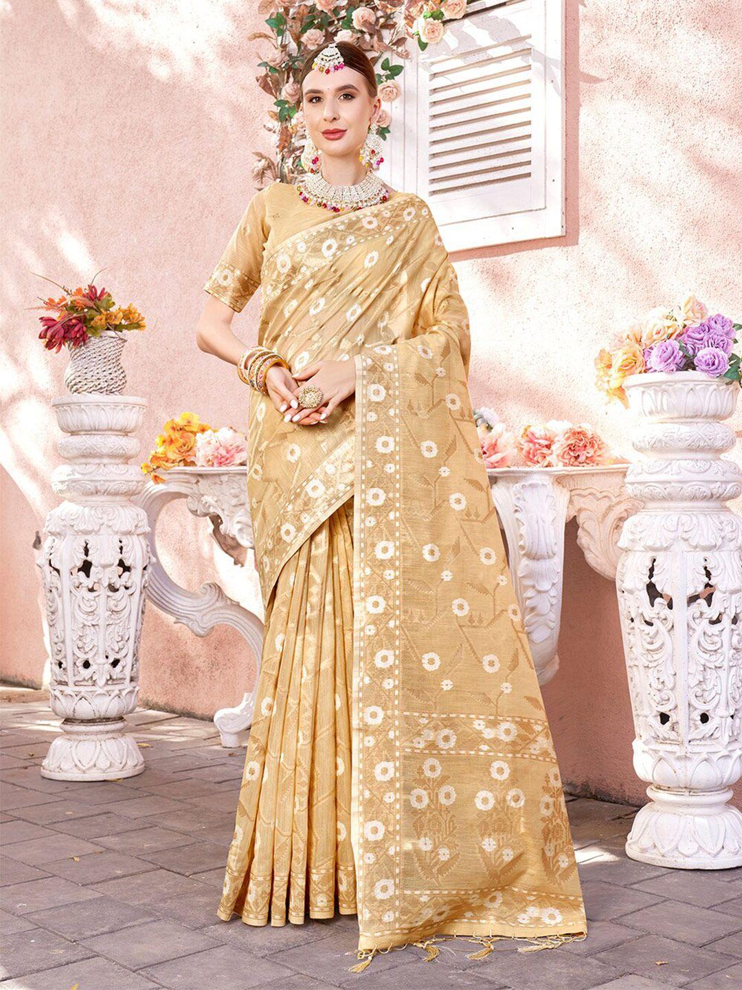 anouk ethnic motifs pure cotton saree