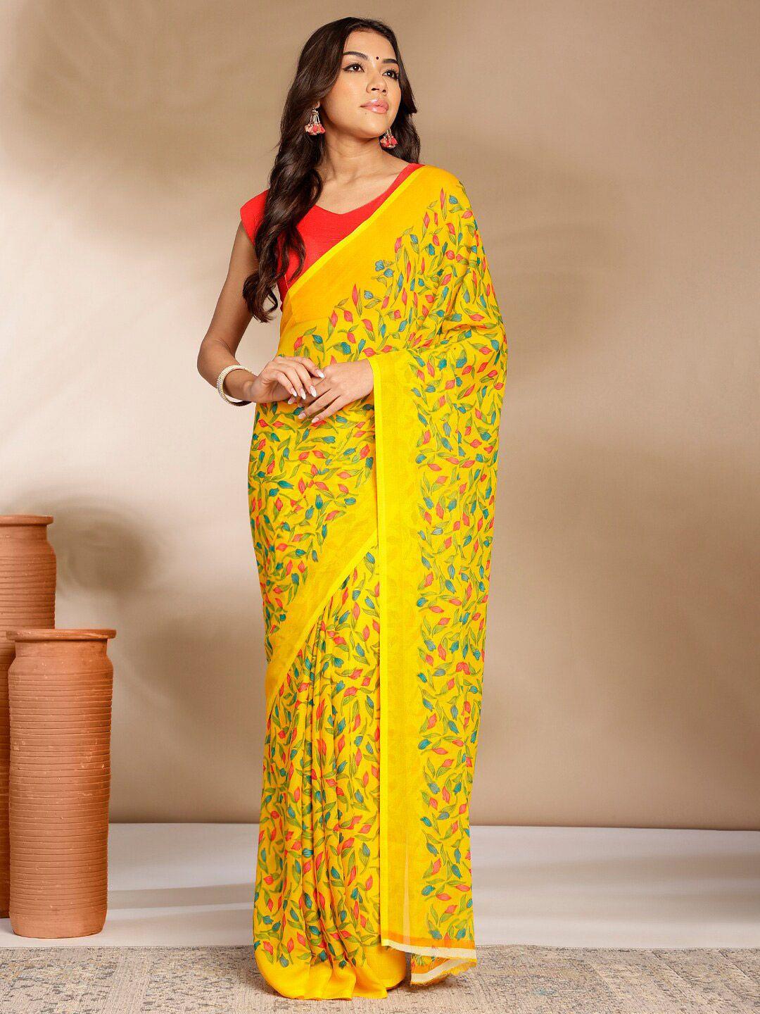 anouk ethnic motifs pure georgette saree