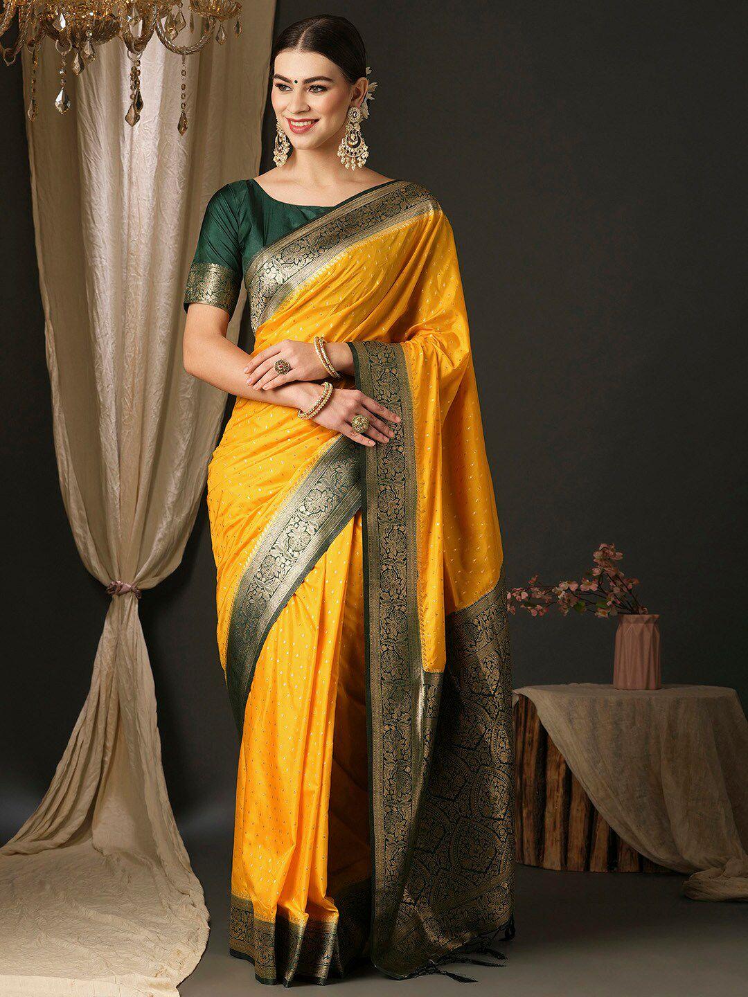 anouk ethnic motifs silk designer banarasi saree