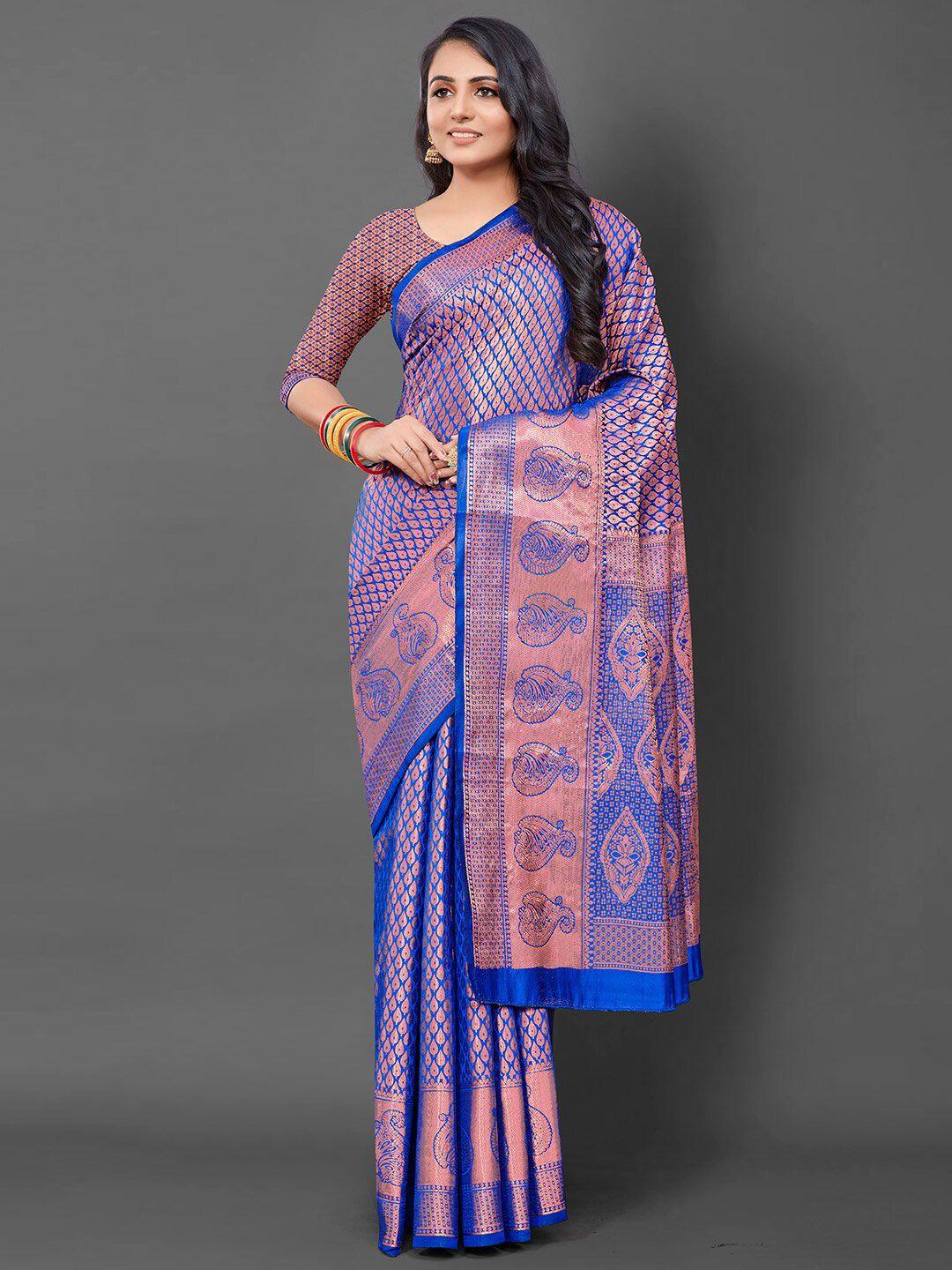 anouk ethnic motifs woven design banarasi saree