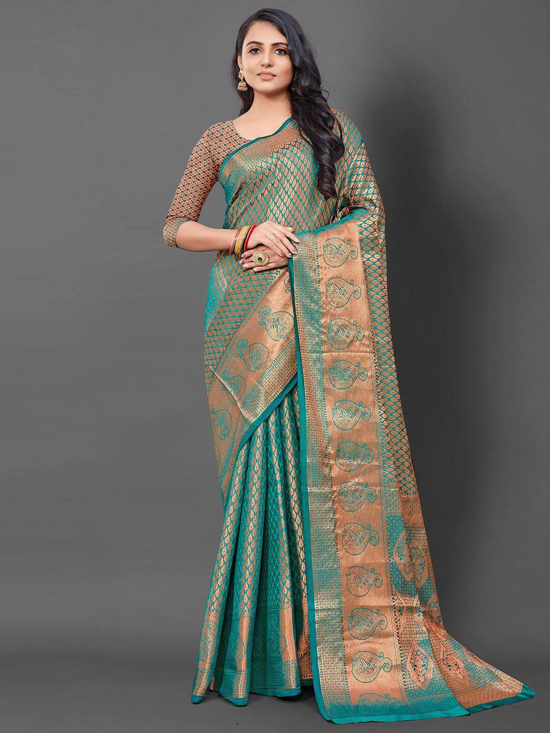 anouk ethnic motifs woven design banarasi saree