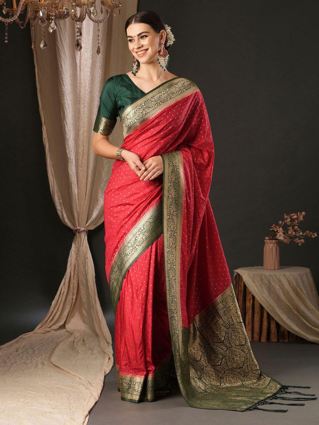 anouk ethnic motifs woven design banarasi saree