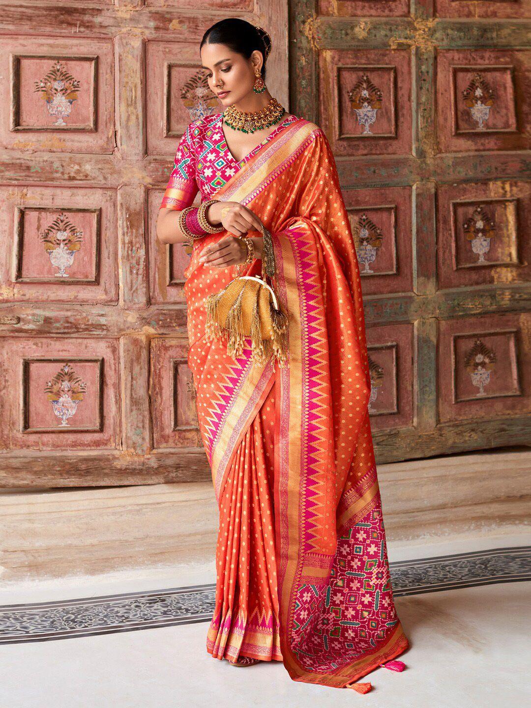 anouk ethnic motifs woven design tissue designer kanjeevaram saree
