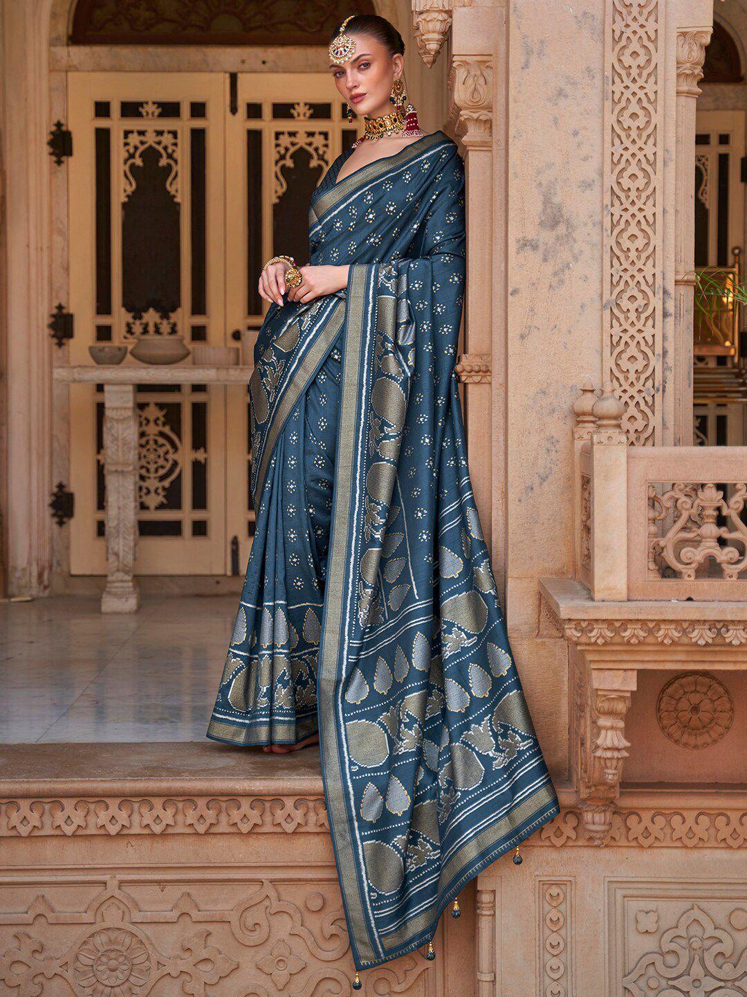 anouk ethnic motifs woven design zari banarasi saree