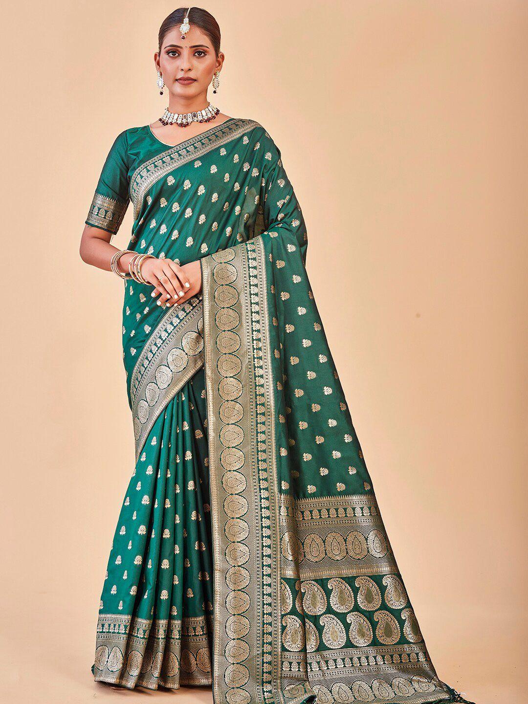 anouk ethnic motifs woven design zari banarasi saree