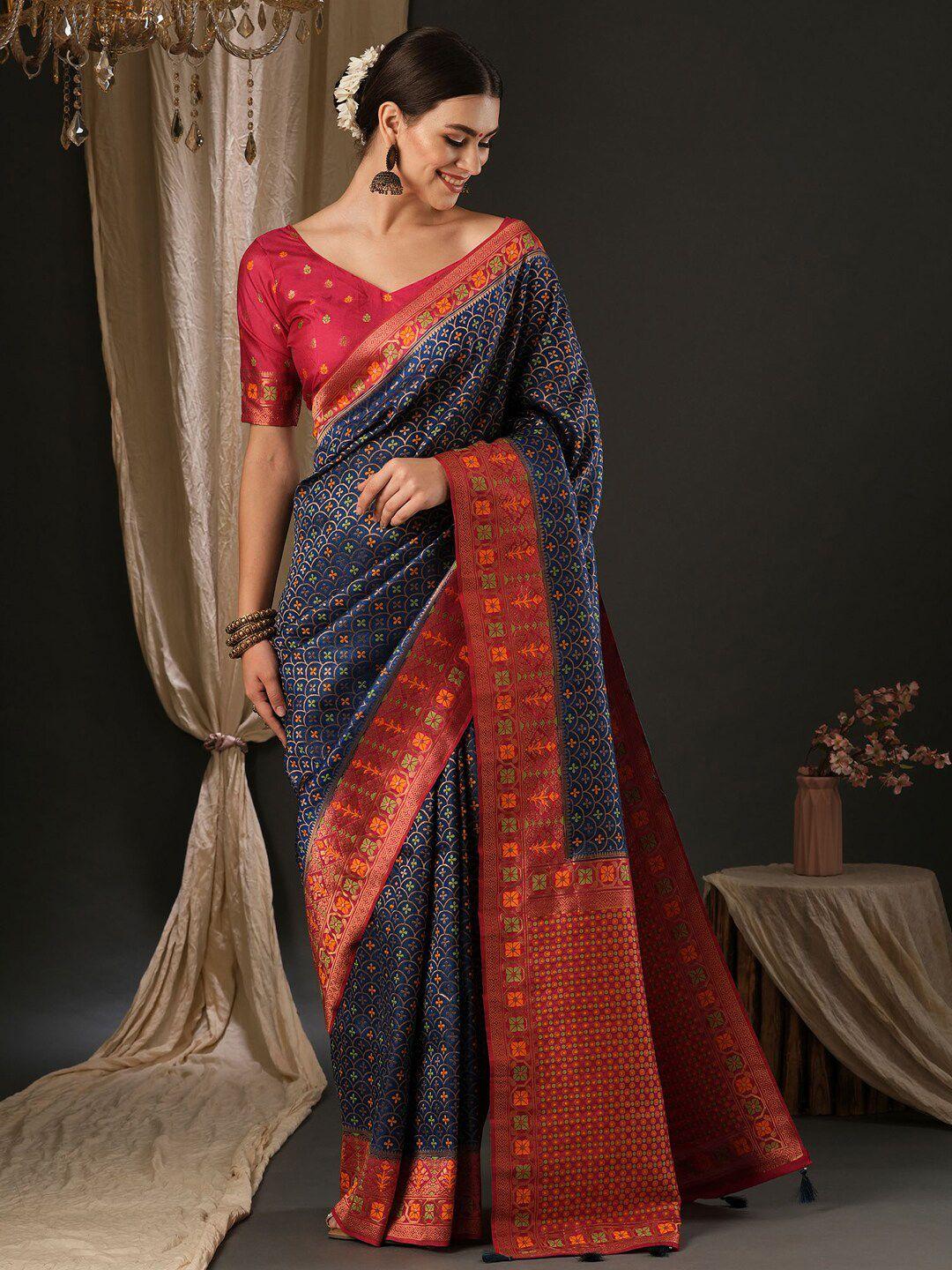 anouk ethnic motifs woven design zari banarasi saree