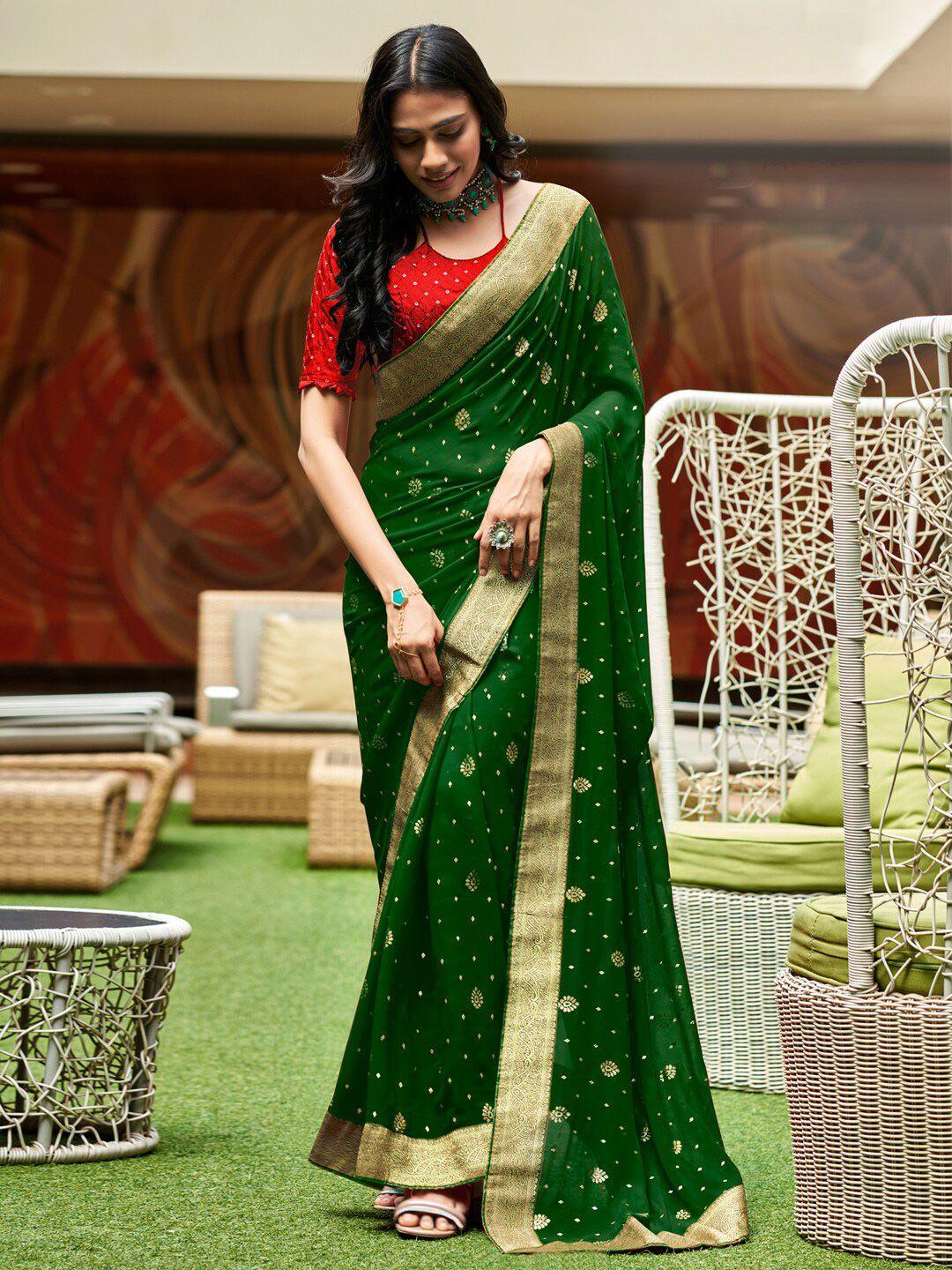 anouk ethnic motifs woven design zari saree