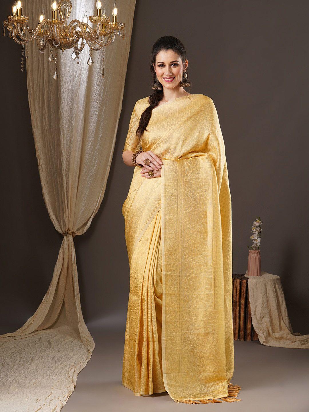 anouk ethnic motifs zari pure georgette kanjeevaram saree