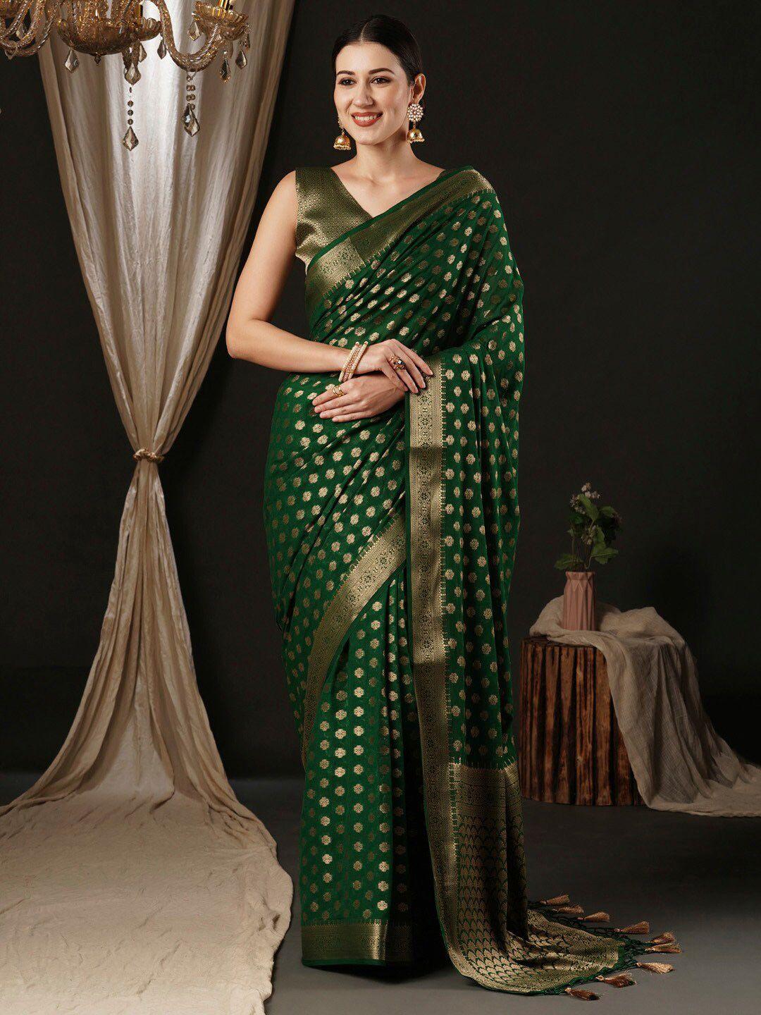 anouk ethnic motifs zari pure georgette kanjeevaram saree