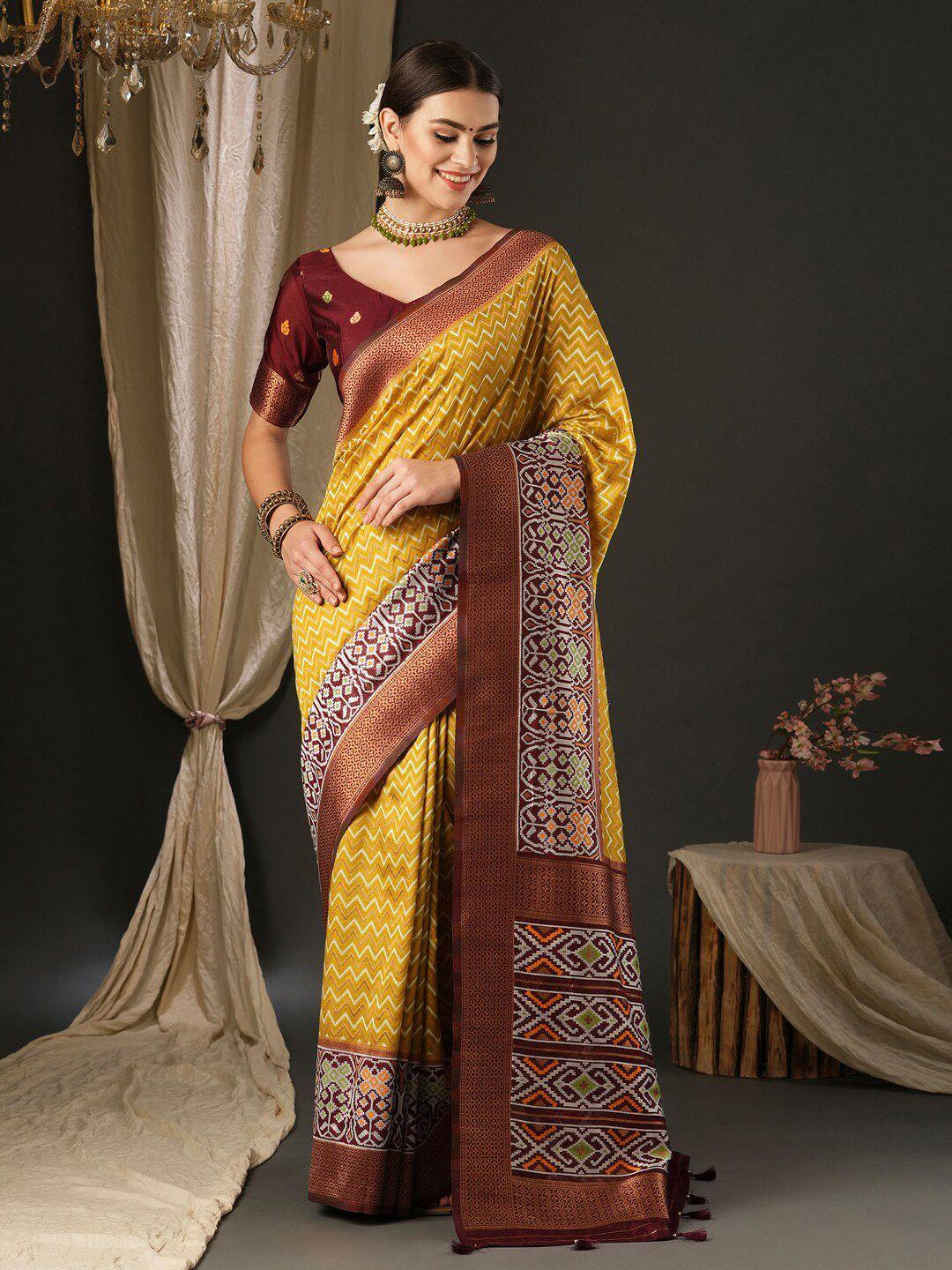 anouk ethnic motifs zari woven design banarasi saree