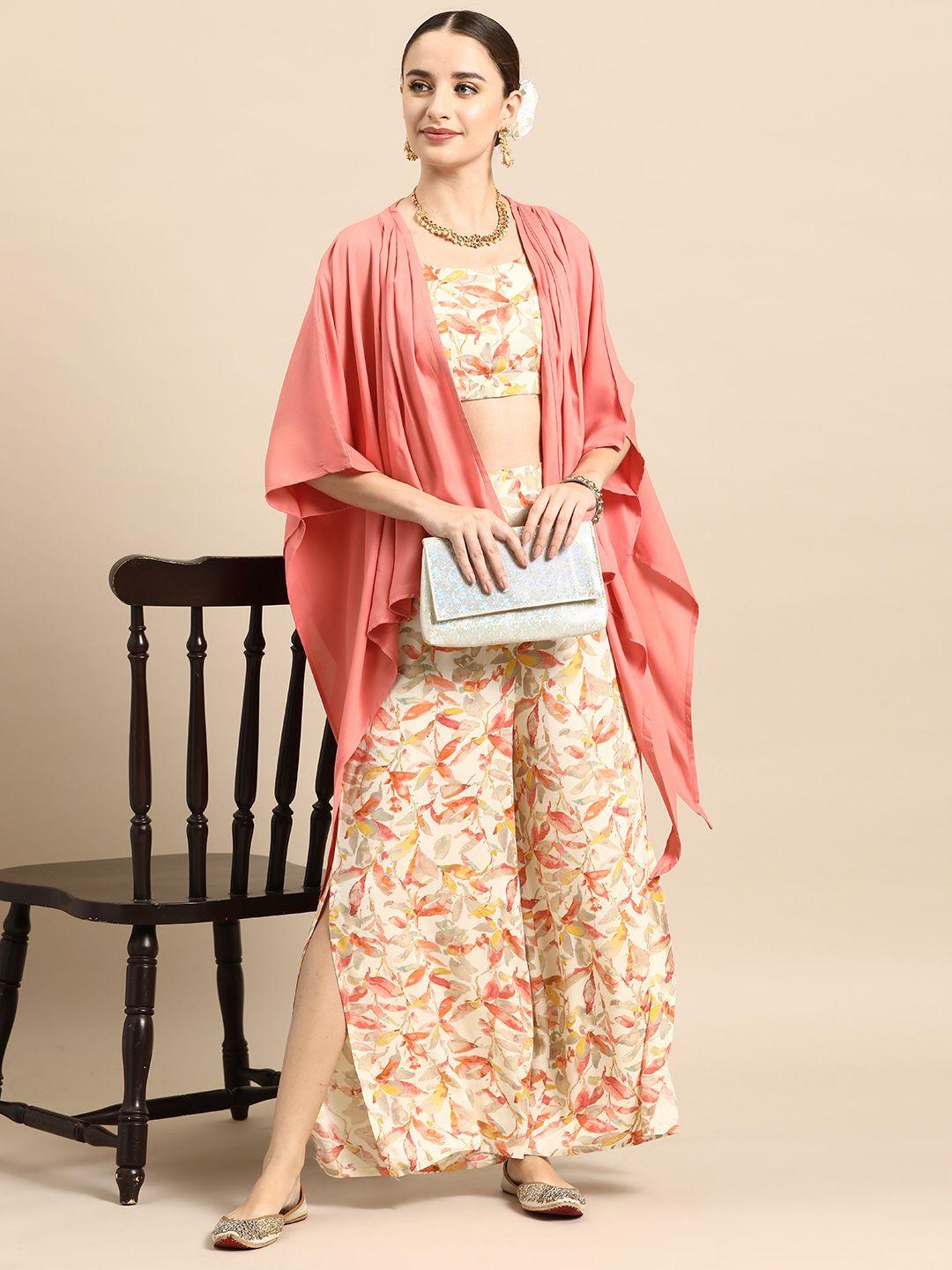 anouk ethnic printed co-ords with shrug