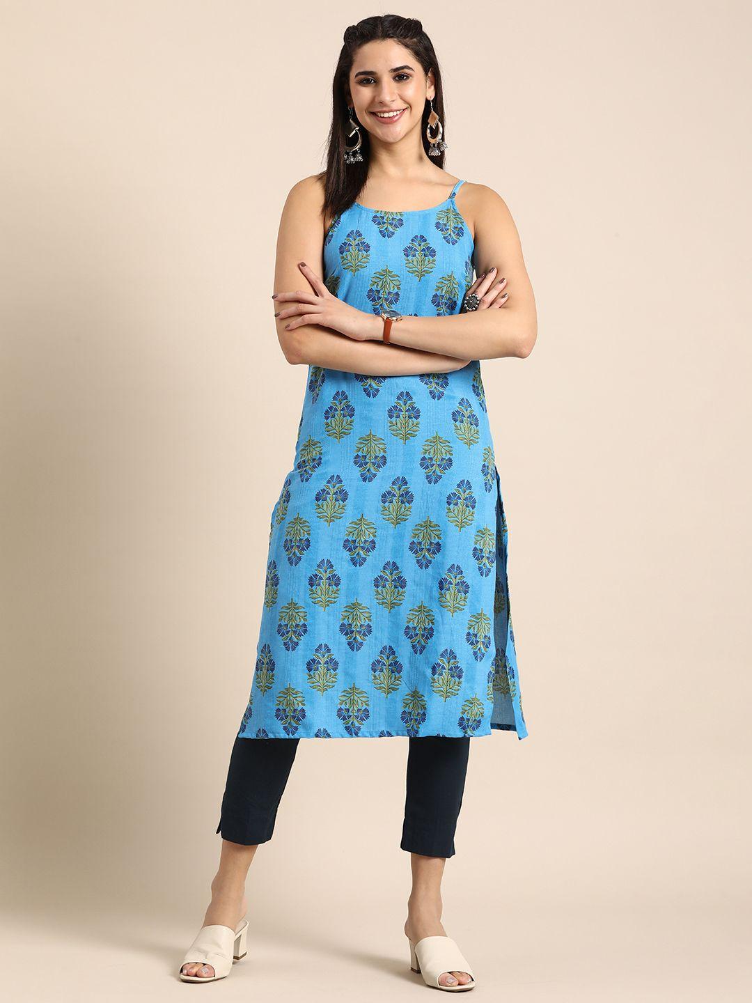 anouk floral printed kurta