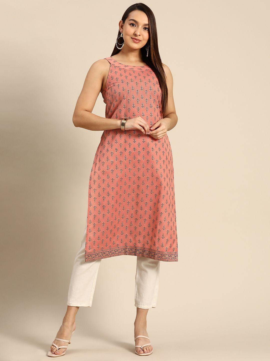 anouk floral printed kurta