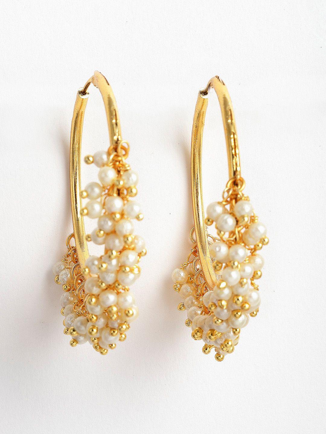 anouk gold-plated classic hoop earrings