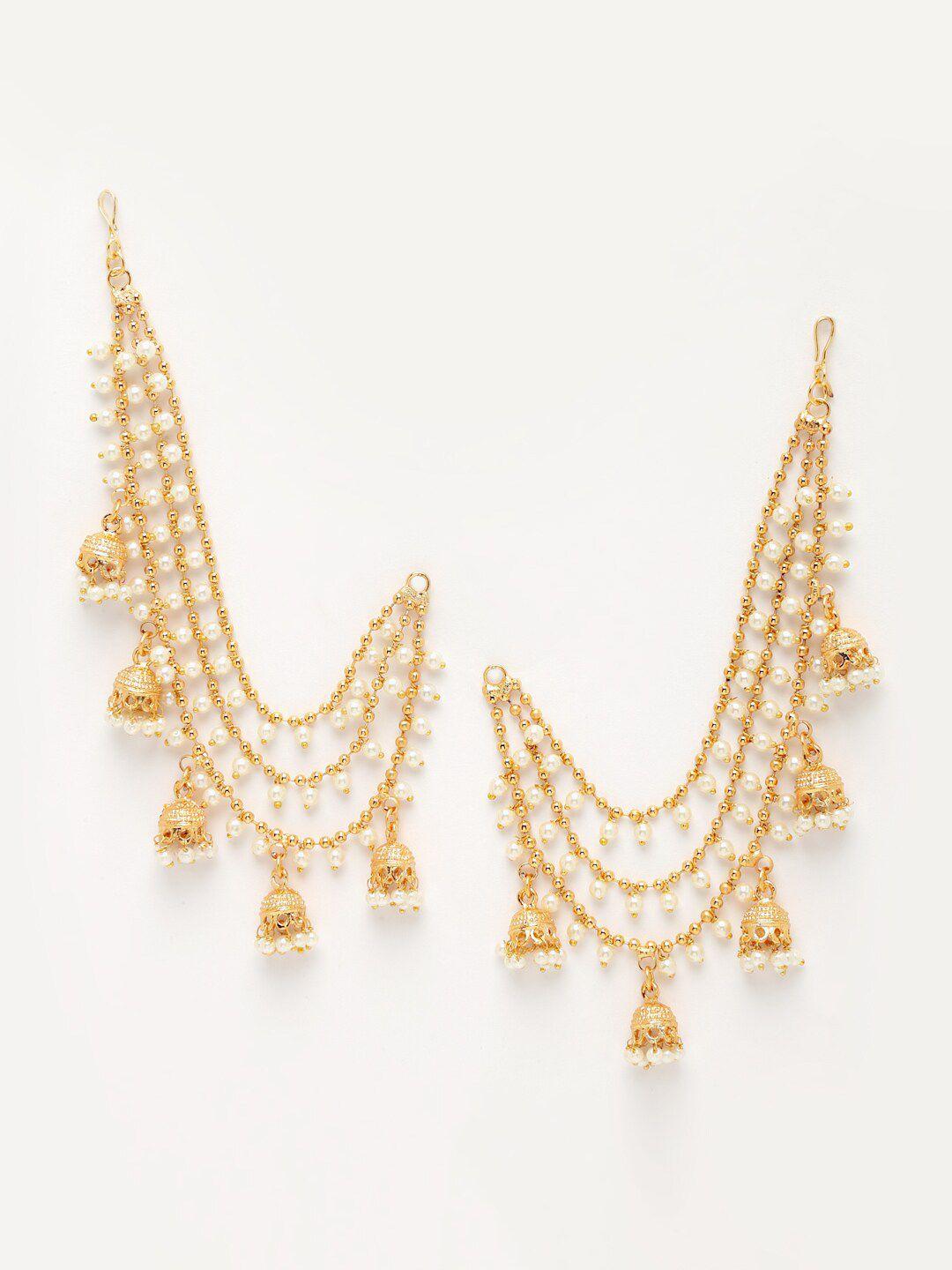 anouk gold-plated classic jhumkas