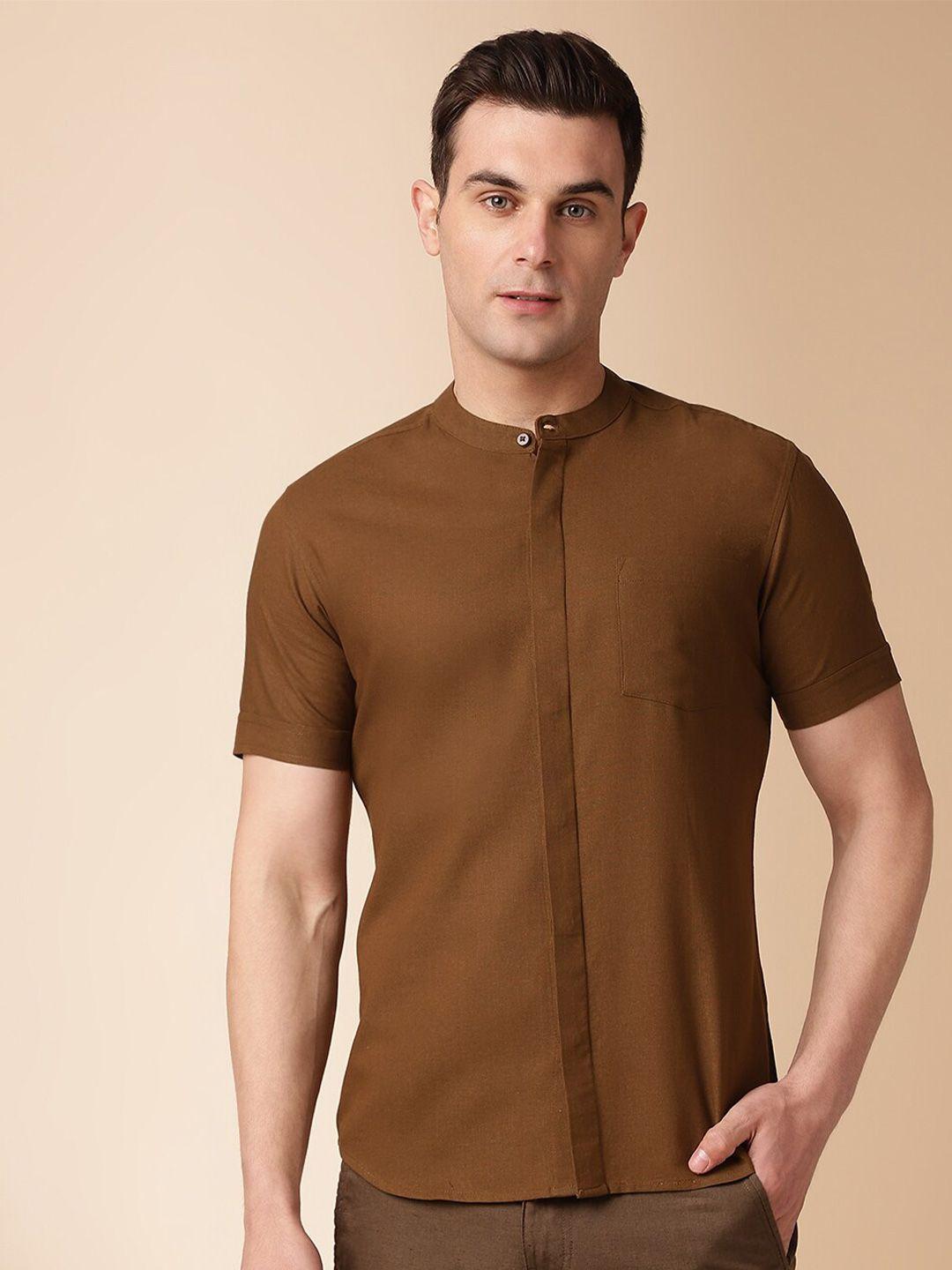 anouk men opaque casual shirt