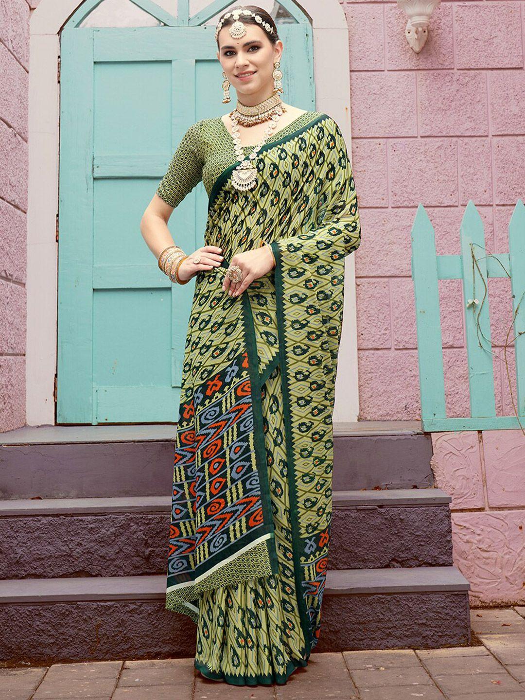 anouk paisley printed saree