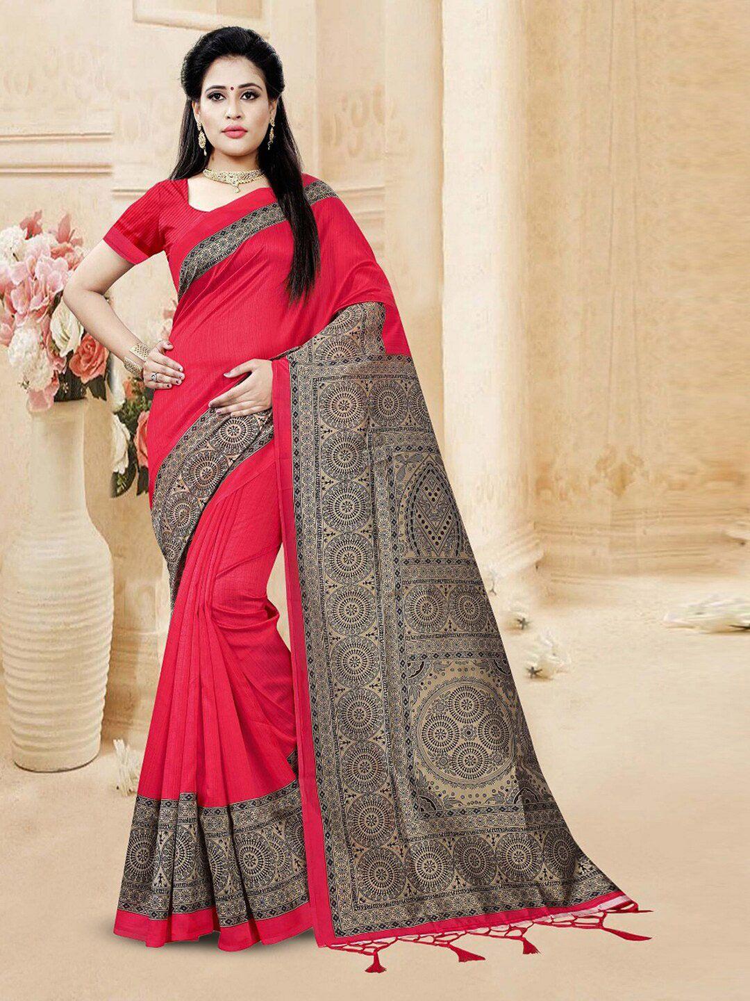 anouk printed border detailing saree