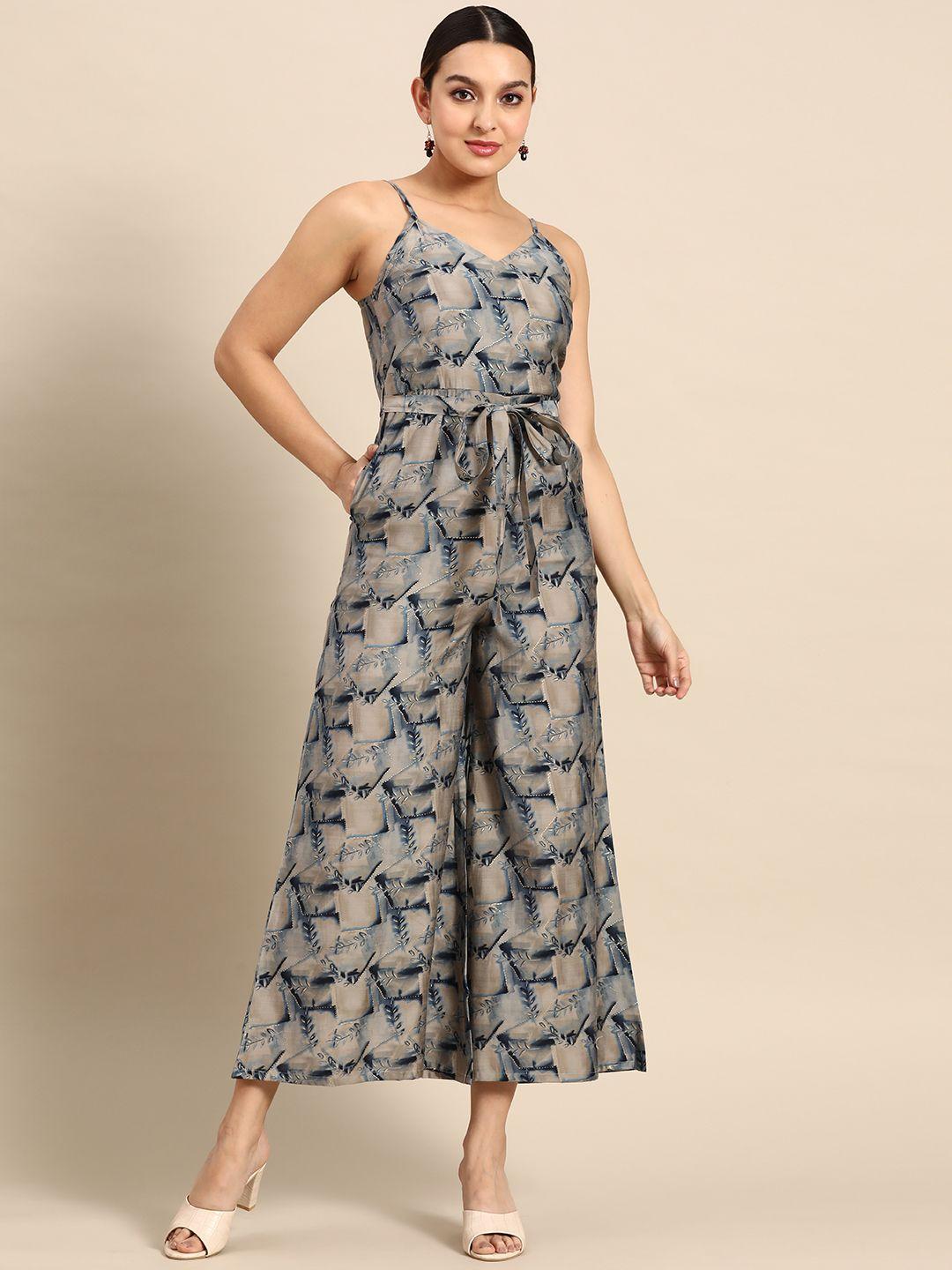 anouk printed culotte jumpsuit