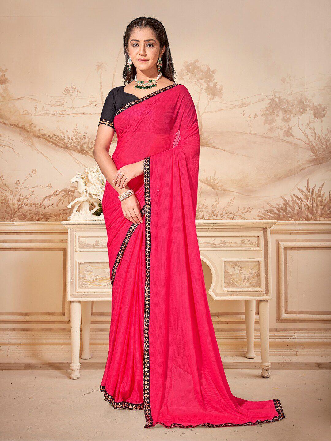 anouk pure chiffon saree