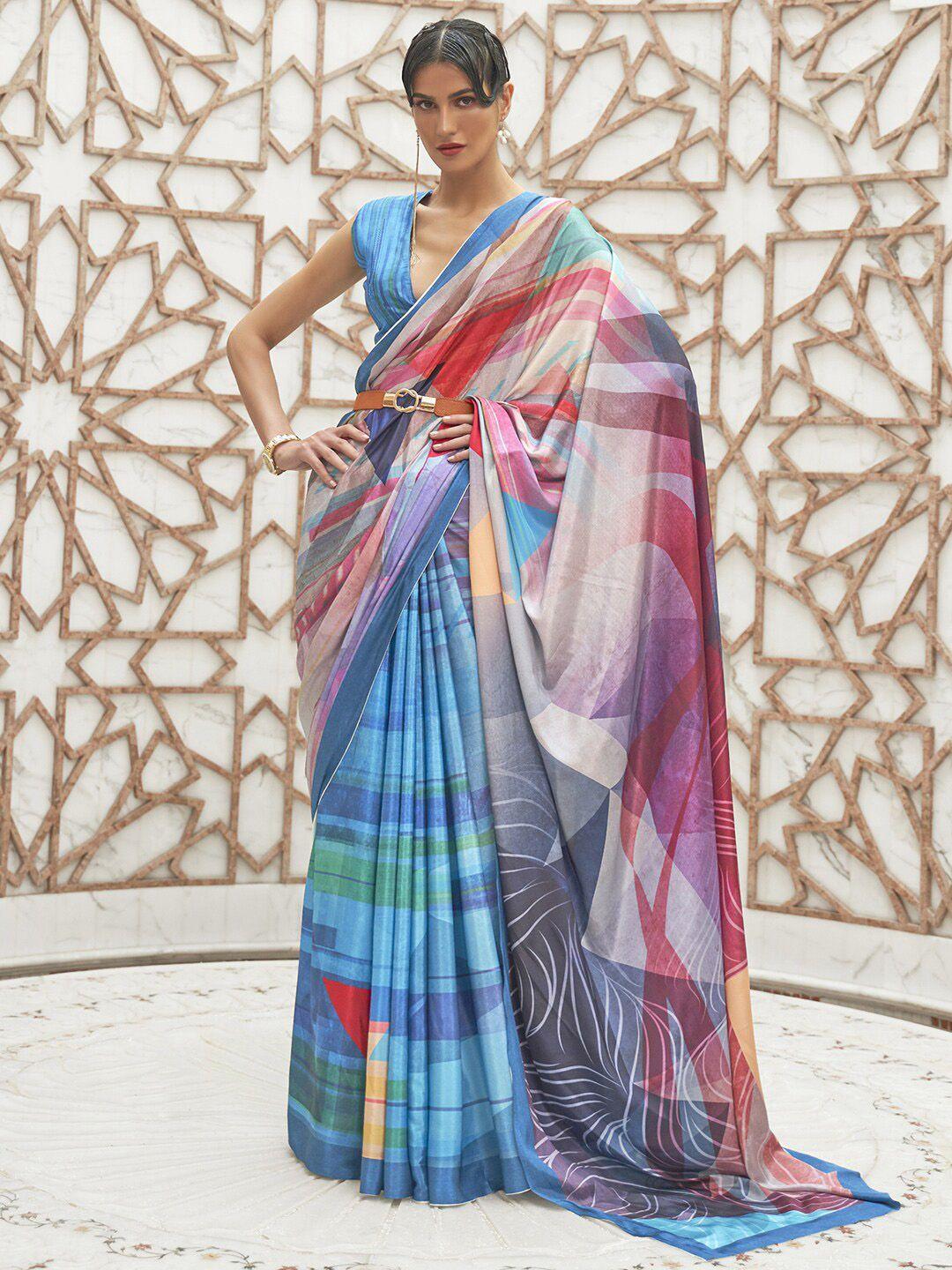 anouk pure crepe saree