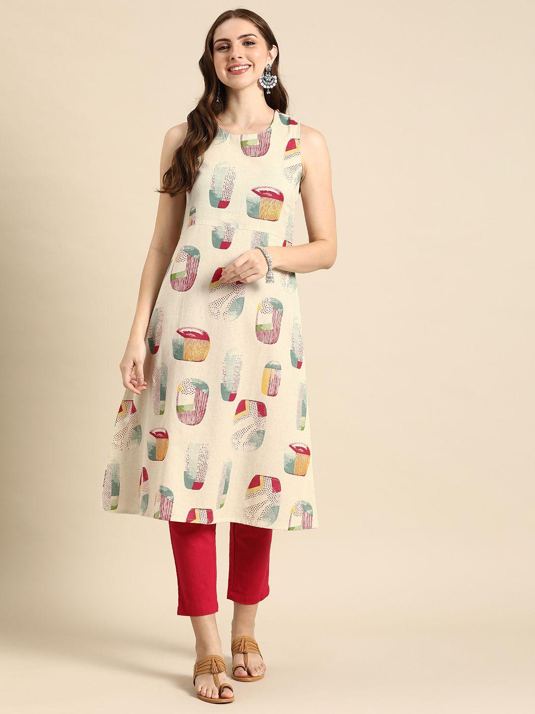 anouk quirky printed kurta