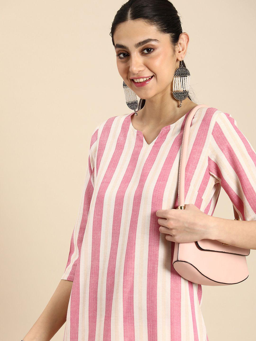 anouk striped kurta