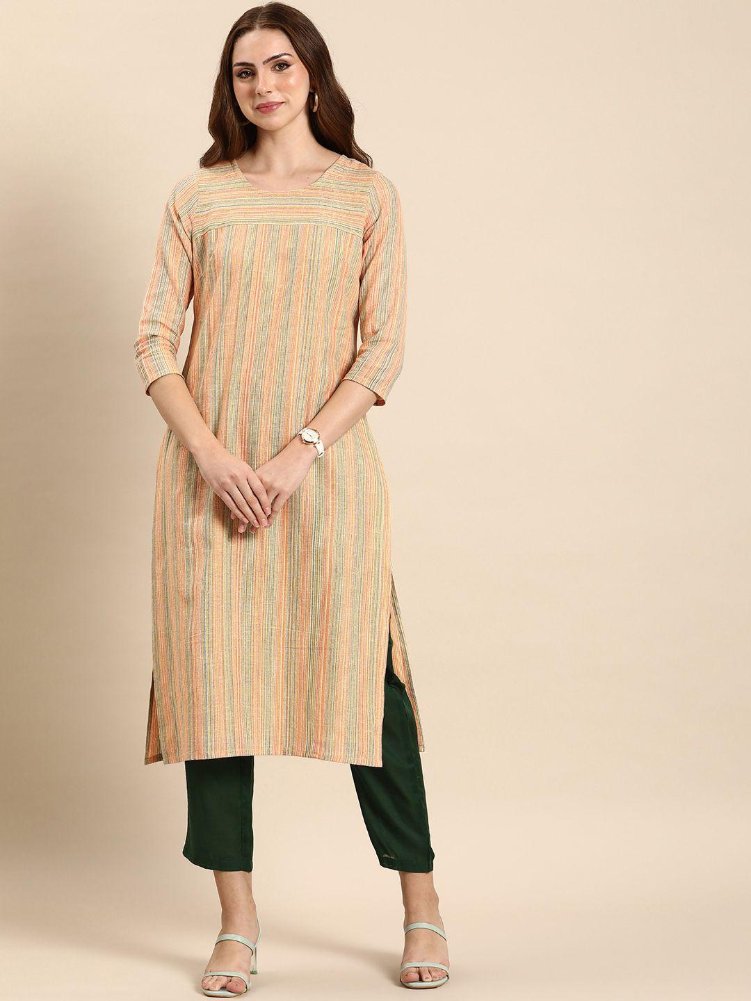 anouk striped kurta