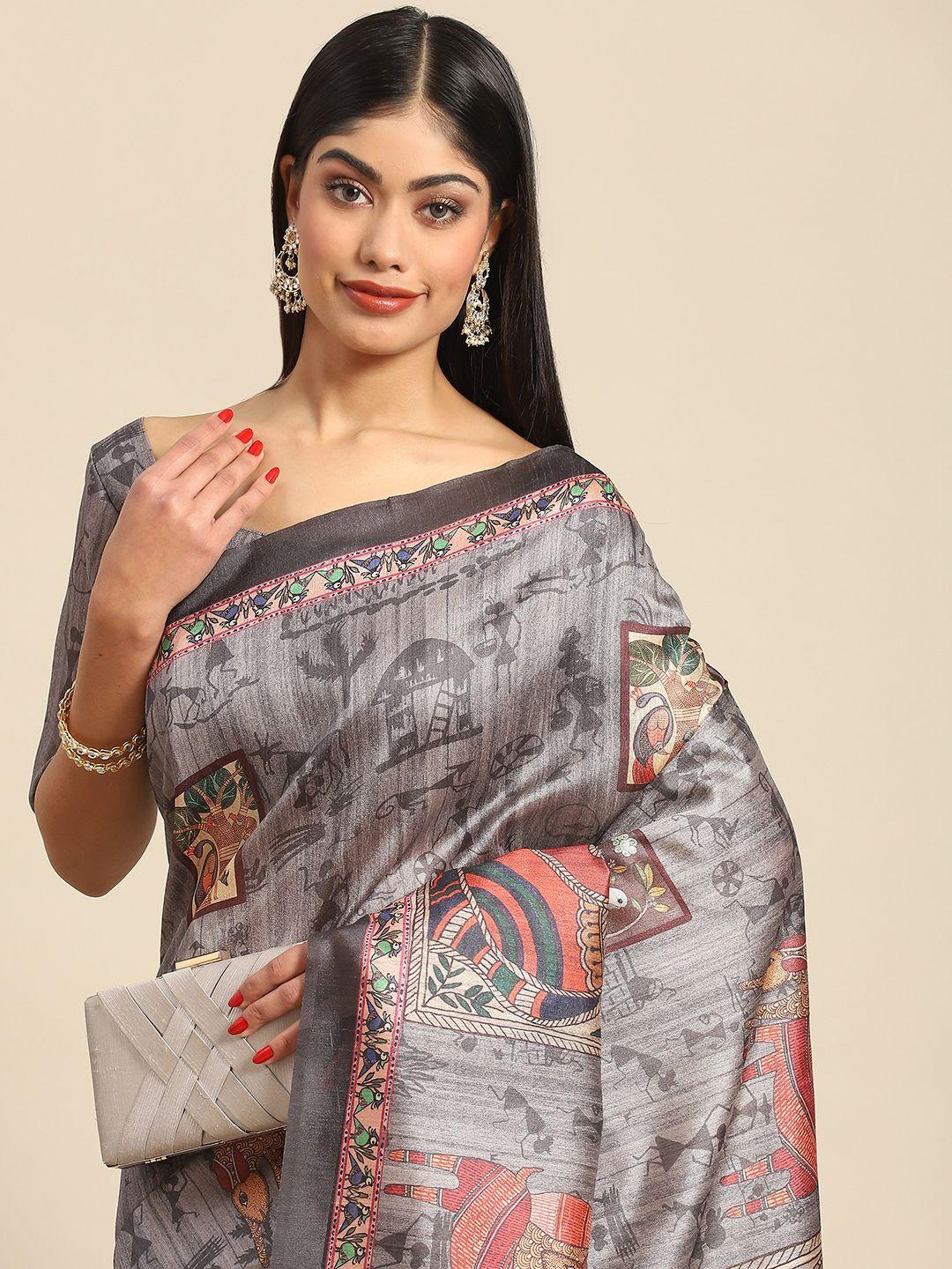 anouk woman kalamkari manipuri silk saree