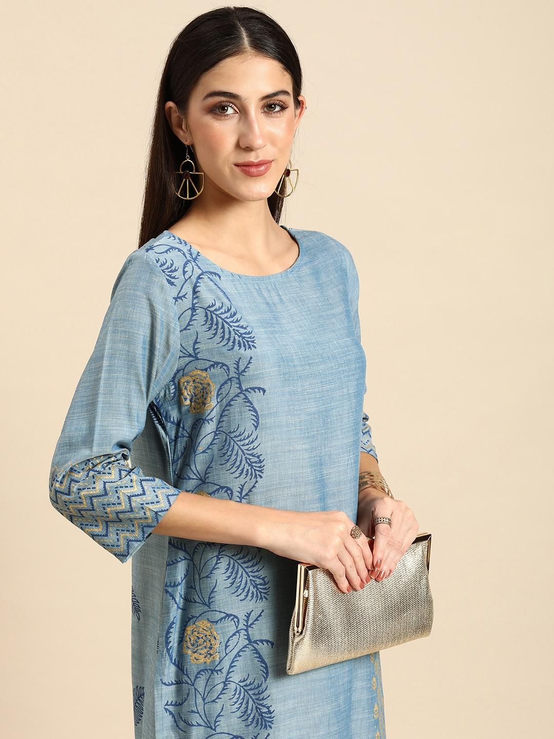 anouk women ethnic motifs printed kurta