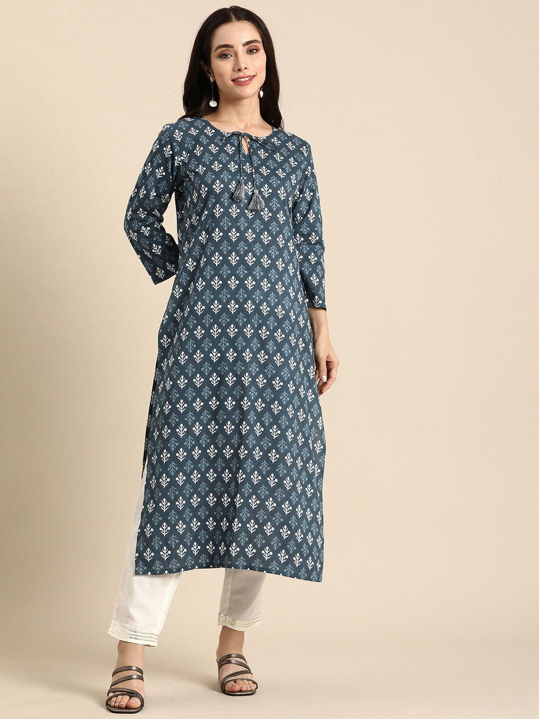 anouk women ethnic motifs printed kurta