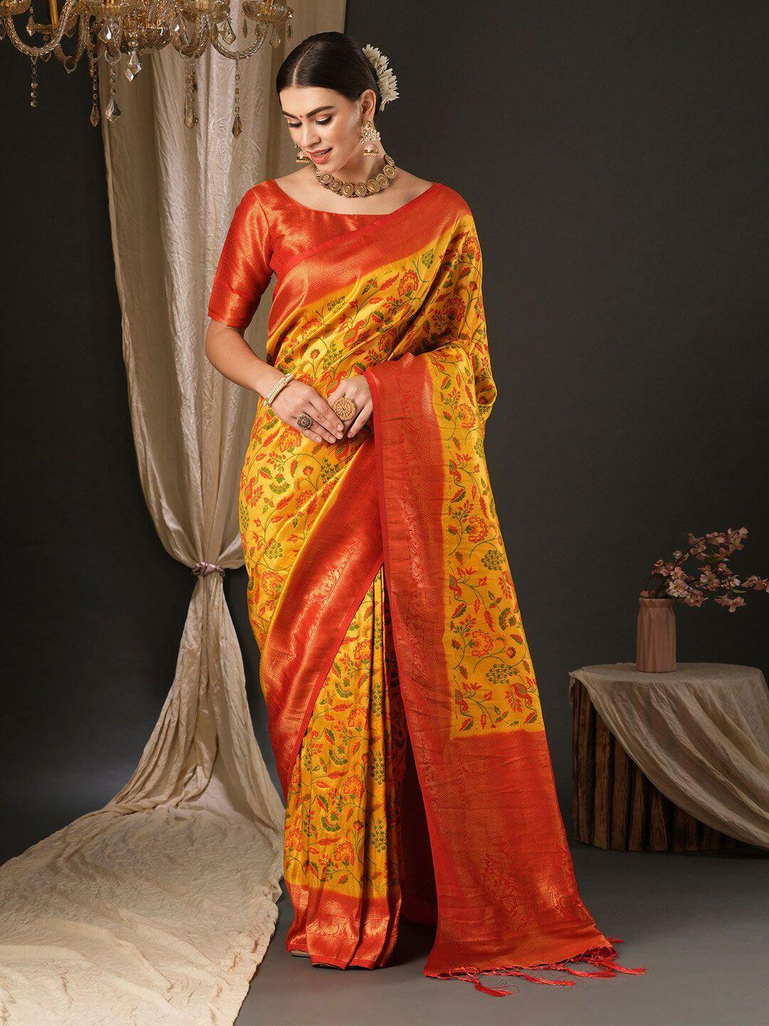 anouk woven design banarasi saree