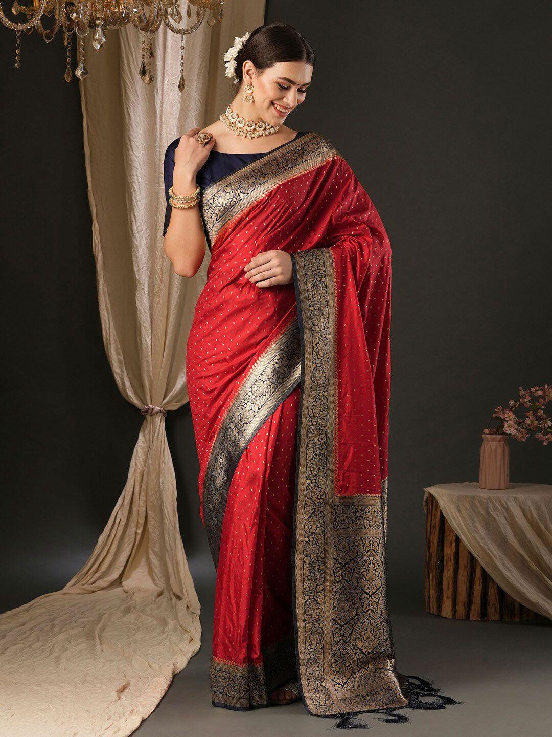 anouk woven design banarasi saree