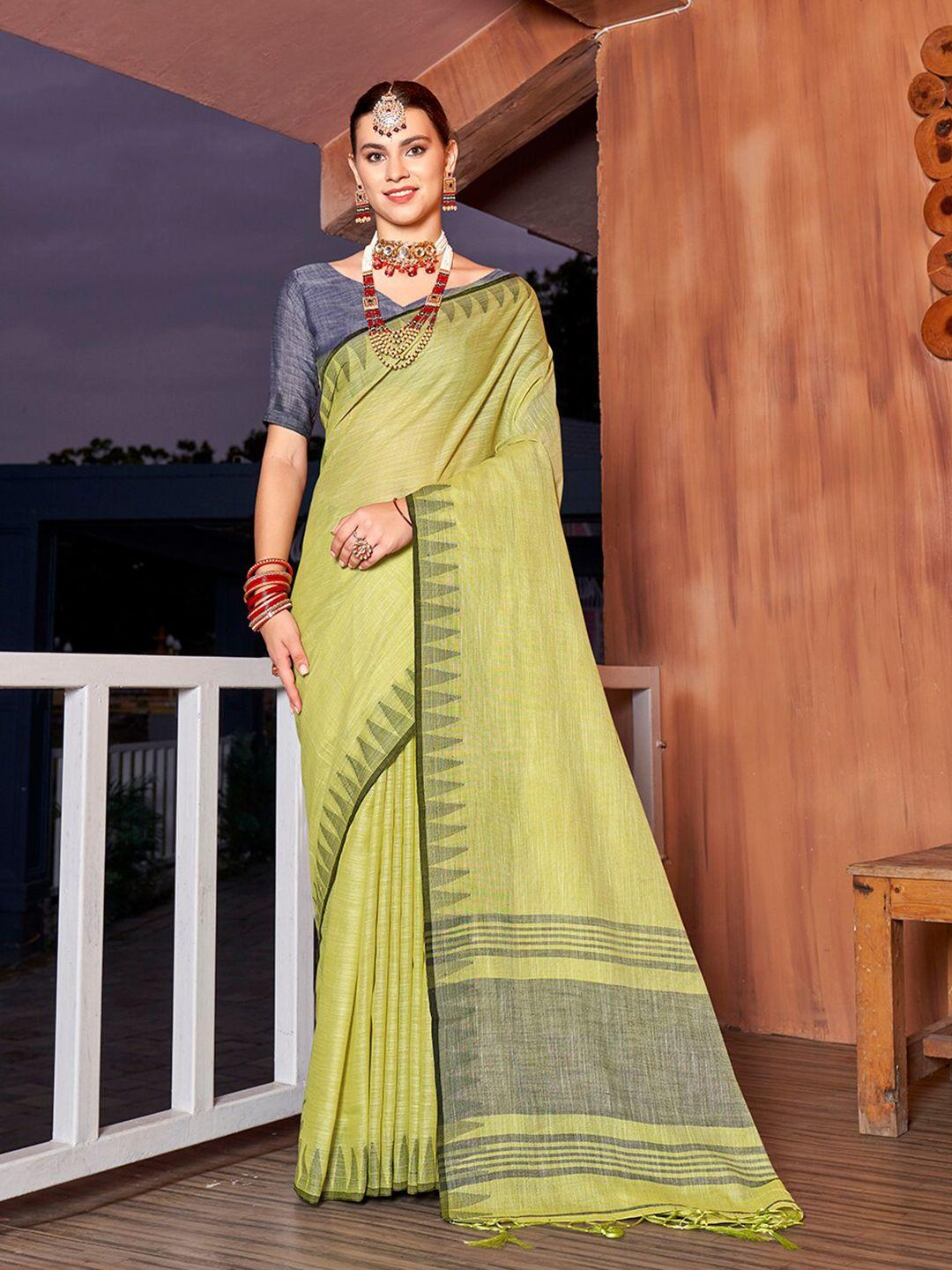 anouk woven design border detail saree