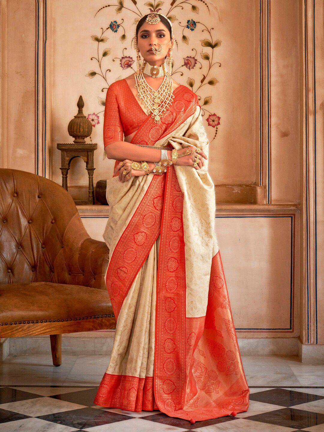 anouk woven design ethnic motifs designer banarasi saree