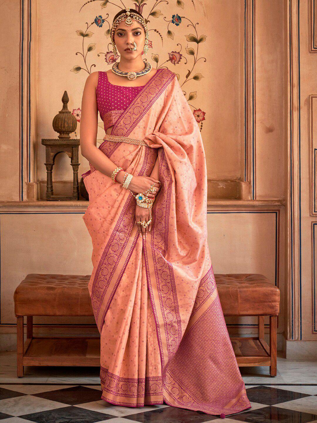 anouk woven design ethnic motifs designer banarasi saree