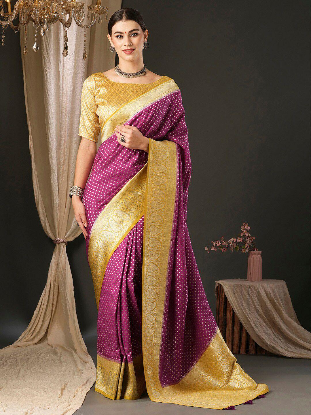 anouk woven design pure georgette kanjeevaram saree