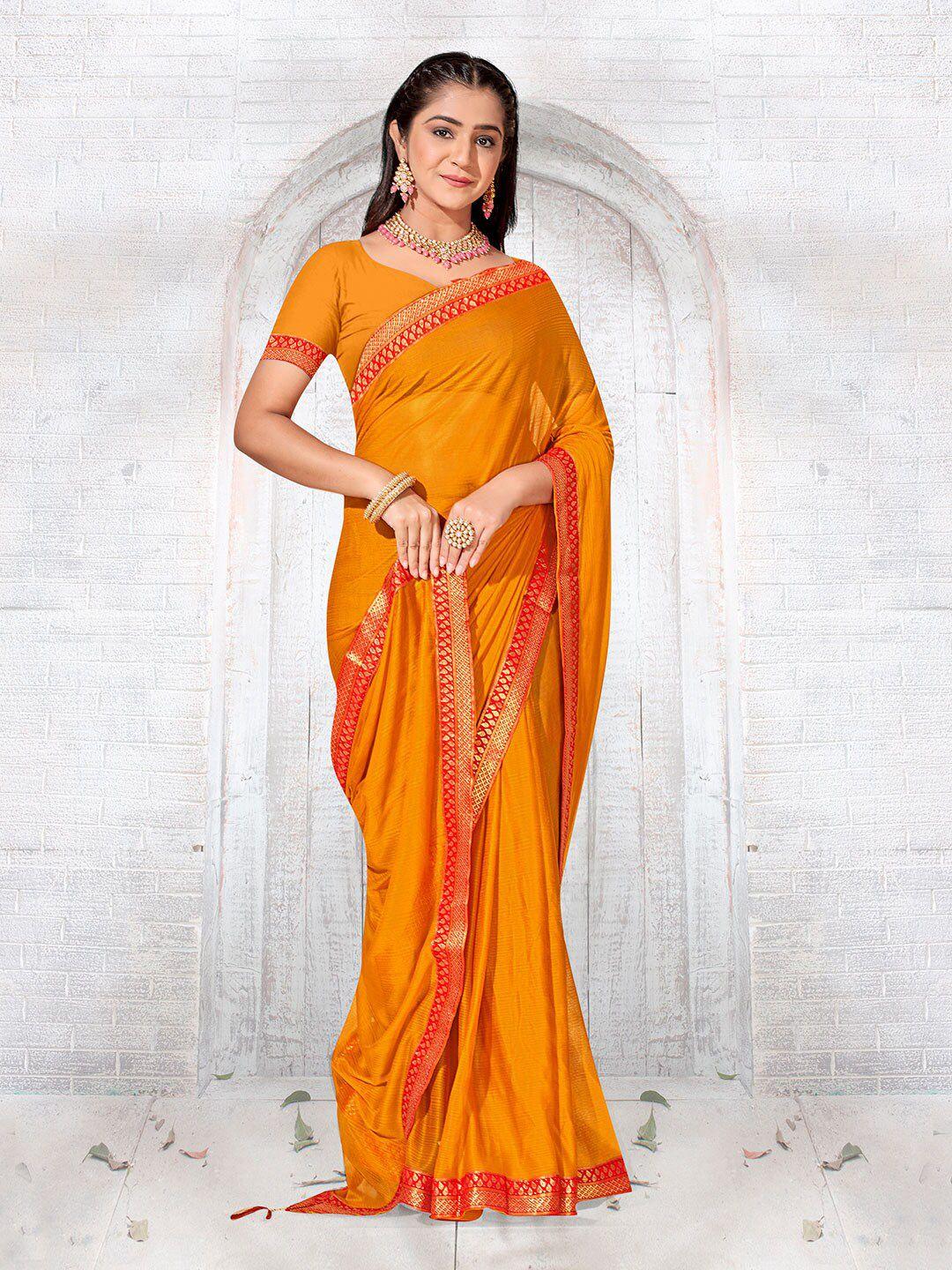 anouk zari poly chiffon saree