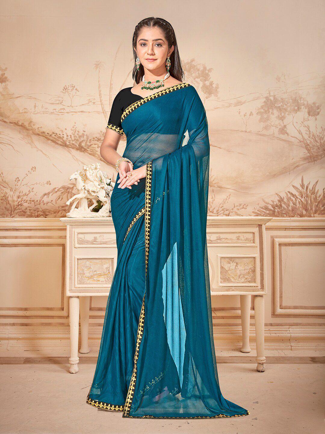 anouk zari saree