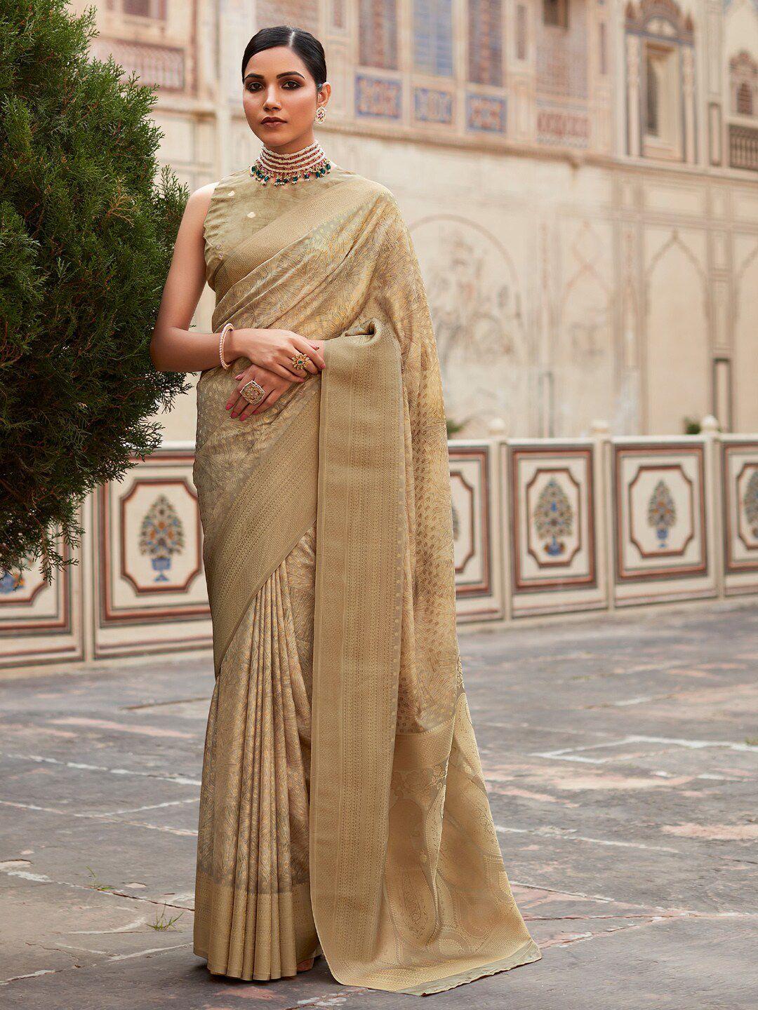 anouk zari satin designer banarasi saree