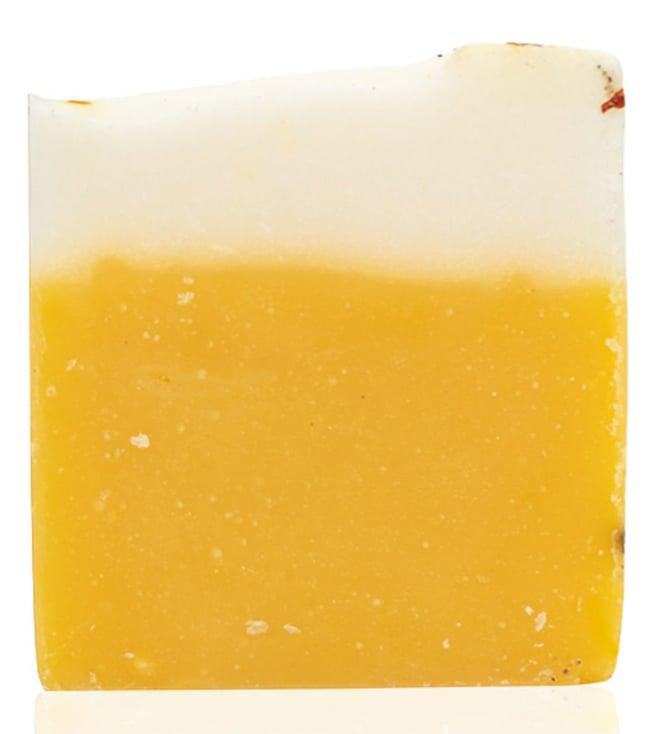 anour saffron and shea vegan face soap - 100 gm
