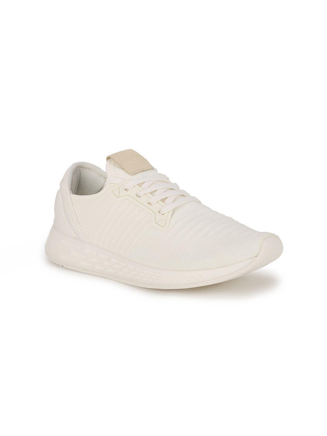 anta women cream-coloured suede running non-marking shoes