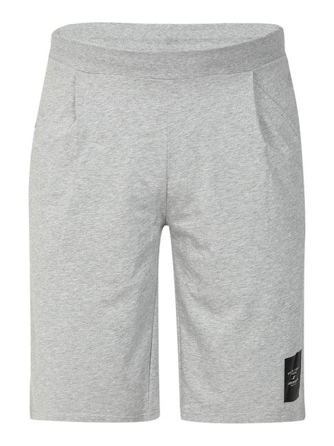 anta grey regular fit shorts
