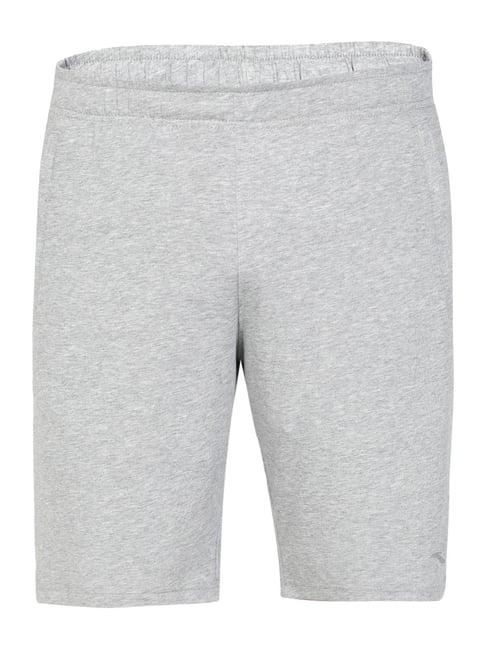 anta grey regular fit shorts