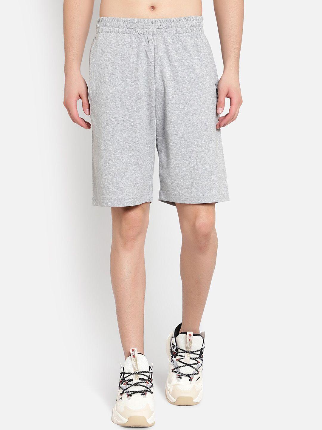 anta men grey outdoor sports shorts