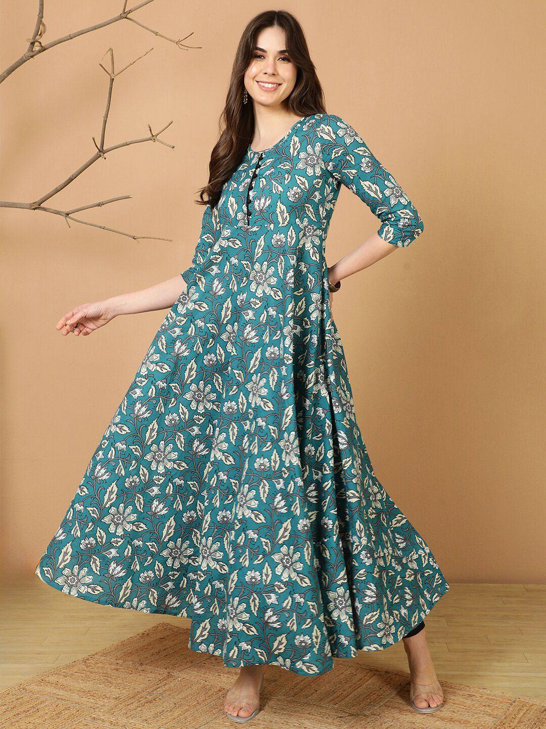 antaran floral print maxi dress