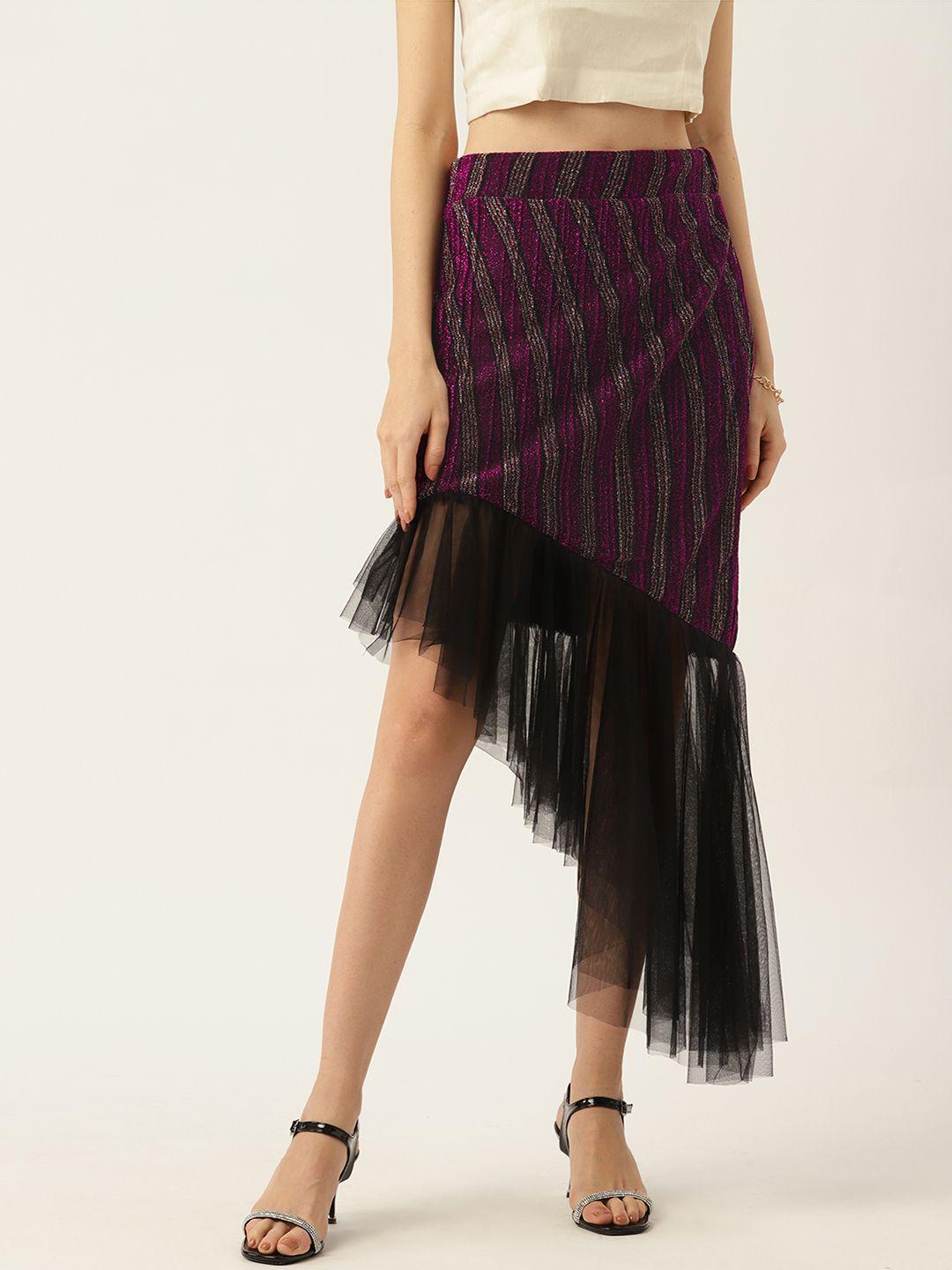 antheaa frilled party skirt