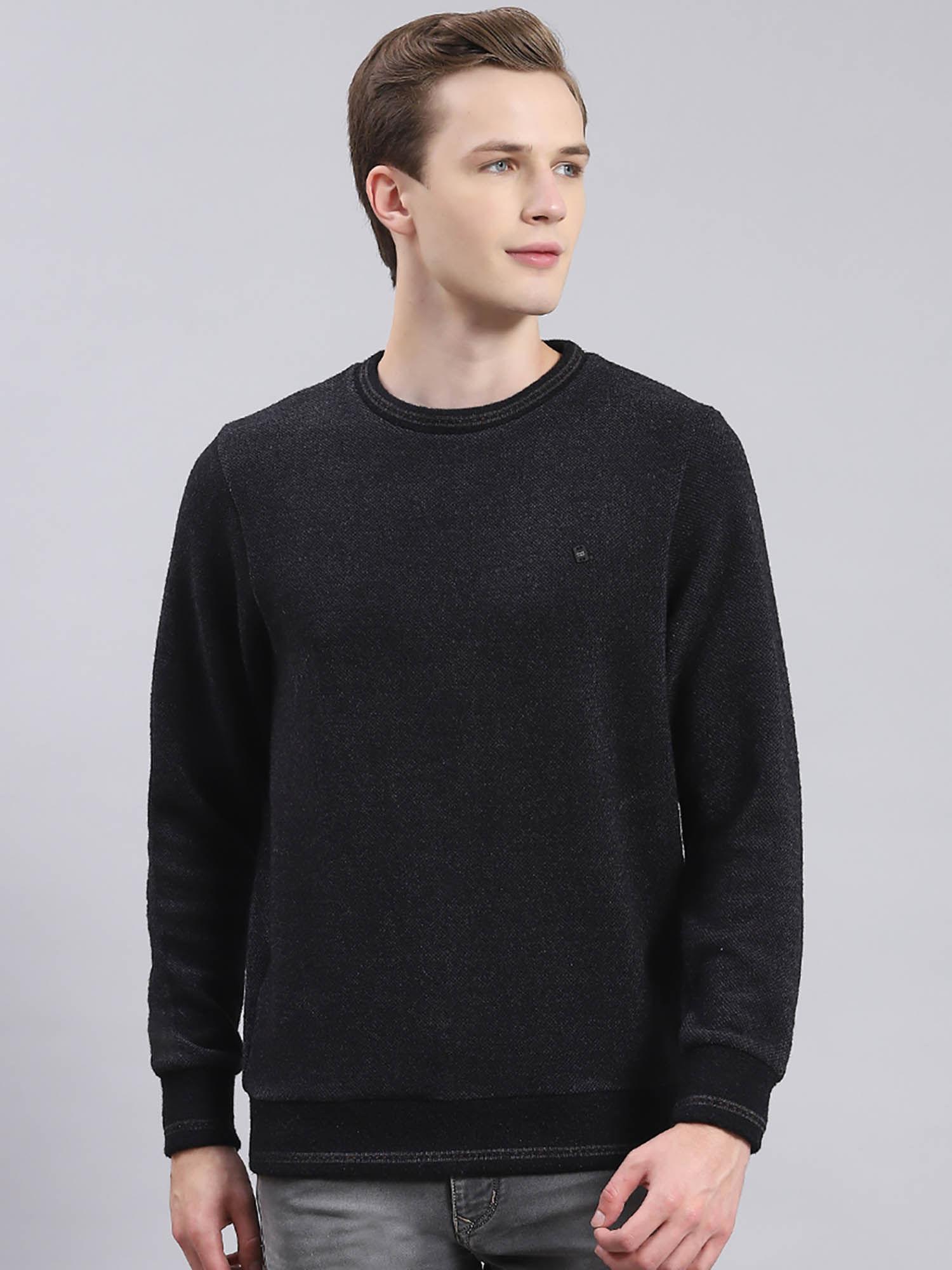 anthra textured sweatshirt