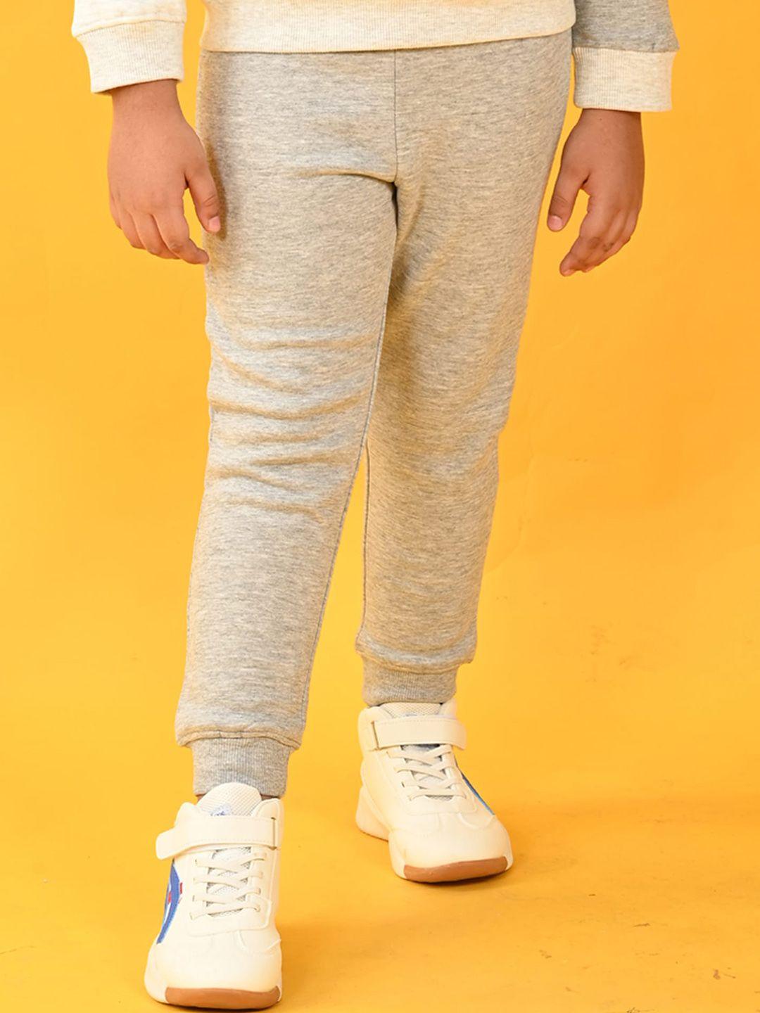 anthrilo infant boys relaxed fit high-rise fleece joggers